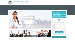 Desktop Screenshot of dermsociety.org